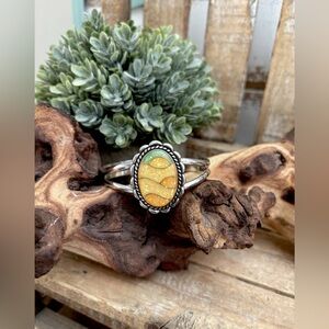 Carolyn Pollack Relios 925 Sterling Silver Sunrise Sunset Mosaic Cuff Bracelet